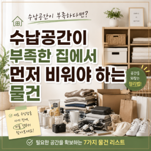 수납공간이 부족한 집에서 먼저 비워야 하는 물건 3 수납공간 확보를 위한 버릴 물건