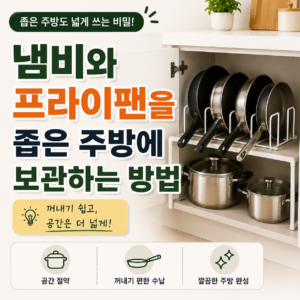 좁은 주방 식기류 보관 방법