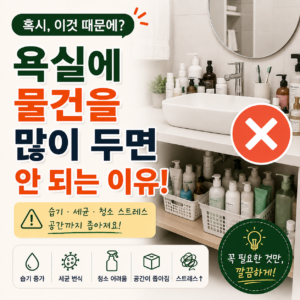욕실 공간 활용