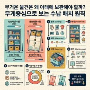 ai thumbnail infographic 무거운 물건은 왜 아래에 보관해야 할까 무게중심으로 보는 수납 배치 원칙 1786604387