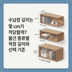 ai thumbnail minimal 수납장 깊이는 몇 cm가 적당할까 물건 종류별 적정 깊이와 선택 기준 1786603844
