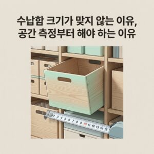 ai thumbnail minimal 수납함 크기가 맞지 않는 이유 공간 측정부터 해야 하는 이유 1786117186