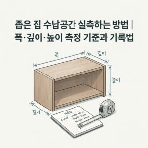 ai thumbnail minimal 좁은 집 수납공간 실측하는 방법｜폭·깊이·높이 측정 기준과 기록법 1786603588