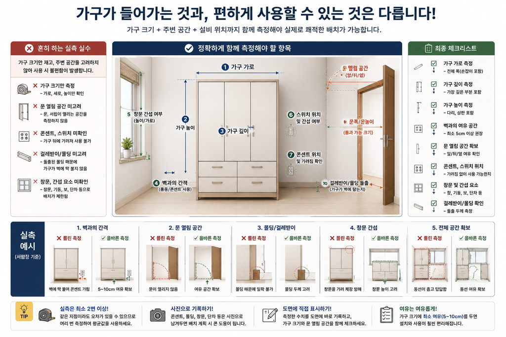 가구 들어가는 것과 편한것의 차이