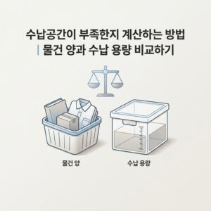 ai thumbnail minimal 수납공간이 부족한지 계산하는 방법｜물건 양과 수납 용량 비교하기 1788206359