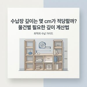 ai thumbnail minimal 수납장 깊이는 몇 cm가 적당할까 물건별 필요한 깊이 계산법 1788207758
