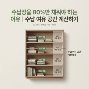 ai thumbnail minimal 수납장을 80만 채워야 하는 이유｜수납 여유 공간 계산하기 1788487858