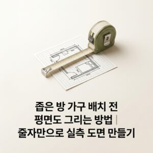 ai thumbnail minimal 좁은 방 가구 배치 전 평면도 그리는 방법｜줄자만으로 실측 도면 만들기 1788207107